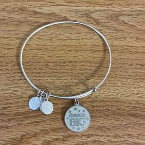 Alex and Ani Dream Big Charm Silver Bangle